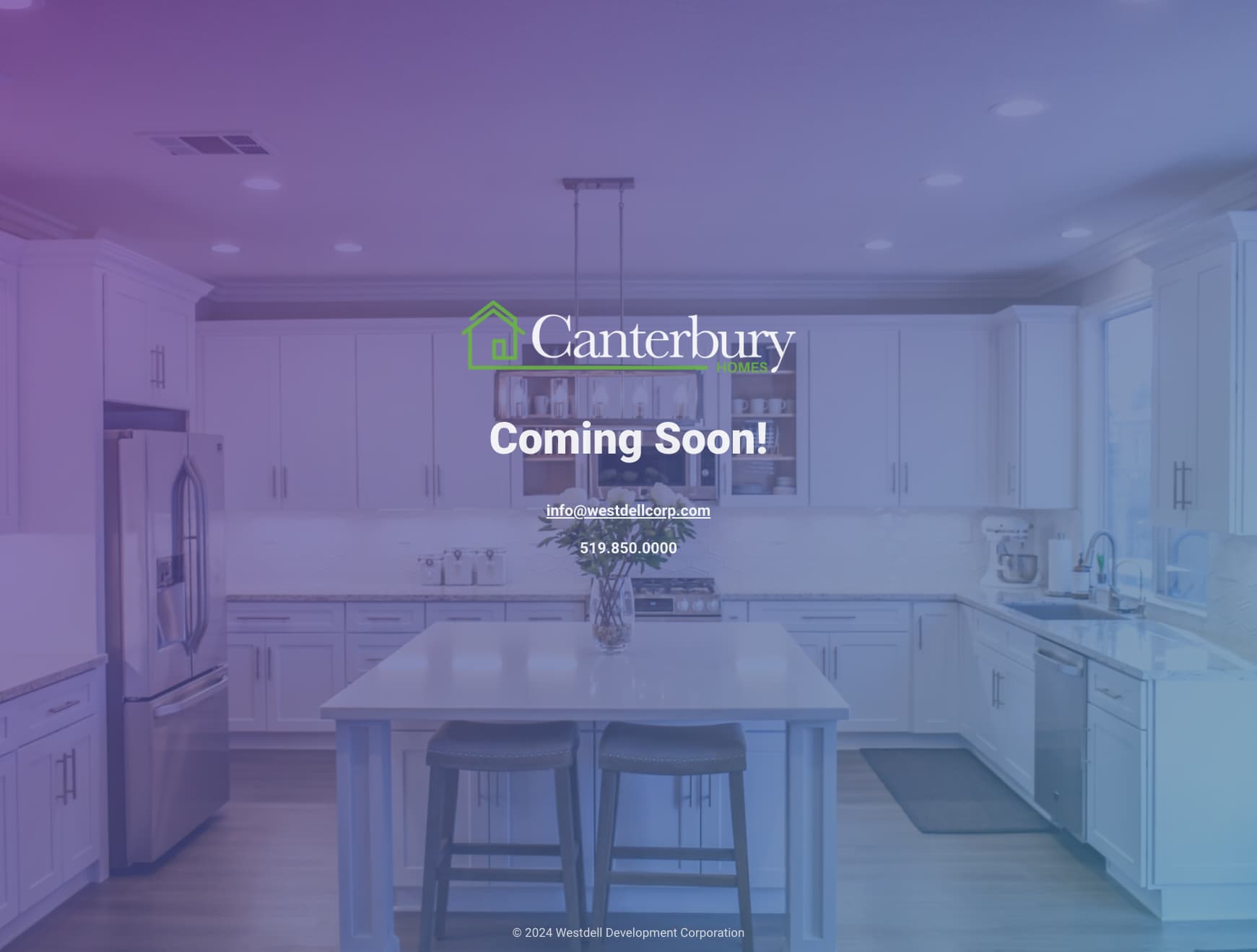 Canterbury Homes Webpage